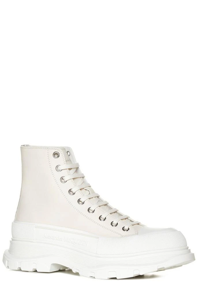 商品Alexander McQueen|Alexander McQueen Lace-Up Chunky Boots,价格¥3826,第2张图片详细描述