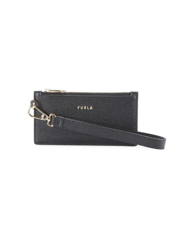 商品Furla|Leather Wristlet Card Holder,价格¥487,第1张图片