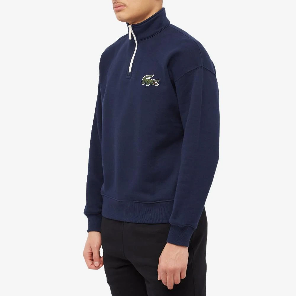 商品Lacoste|Lacoste Robert Georges Core Half Zip Sweat,价格¥681,第2张图片详细描述