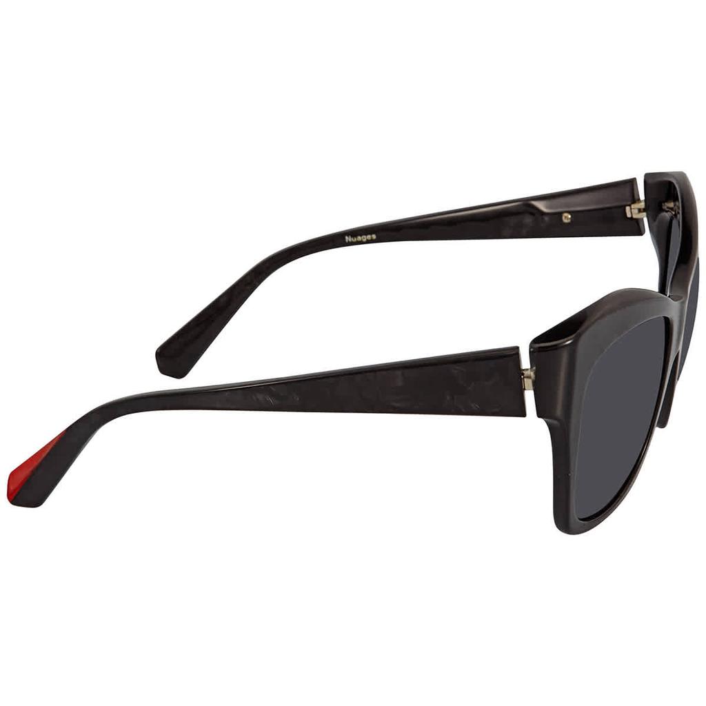 Alain Mikli Dark Grey Cat Eye Sunglasses A05043 001/8754商品第3张图片规格展示