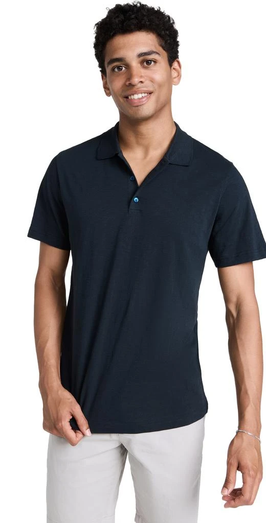 商品Theory|Theory Bron Cosmos Slub Cotton Polo,价格¥690,第1张图片