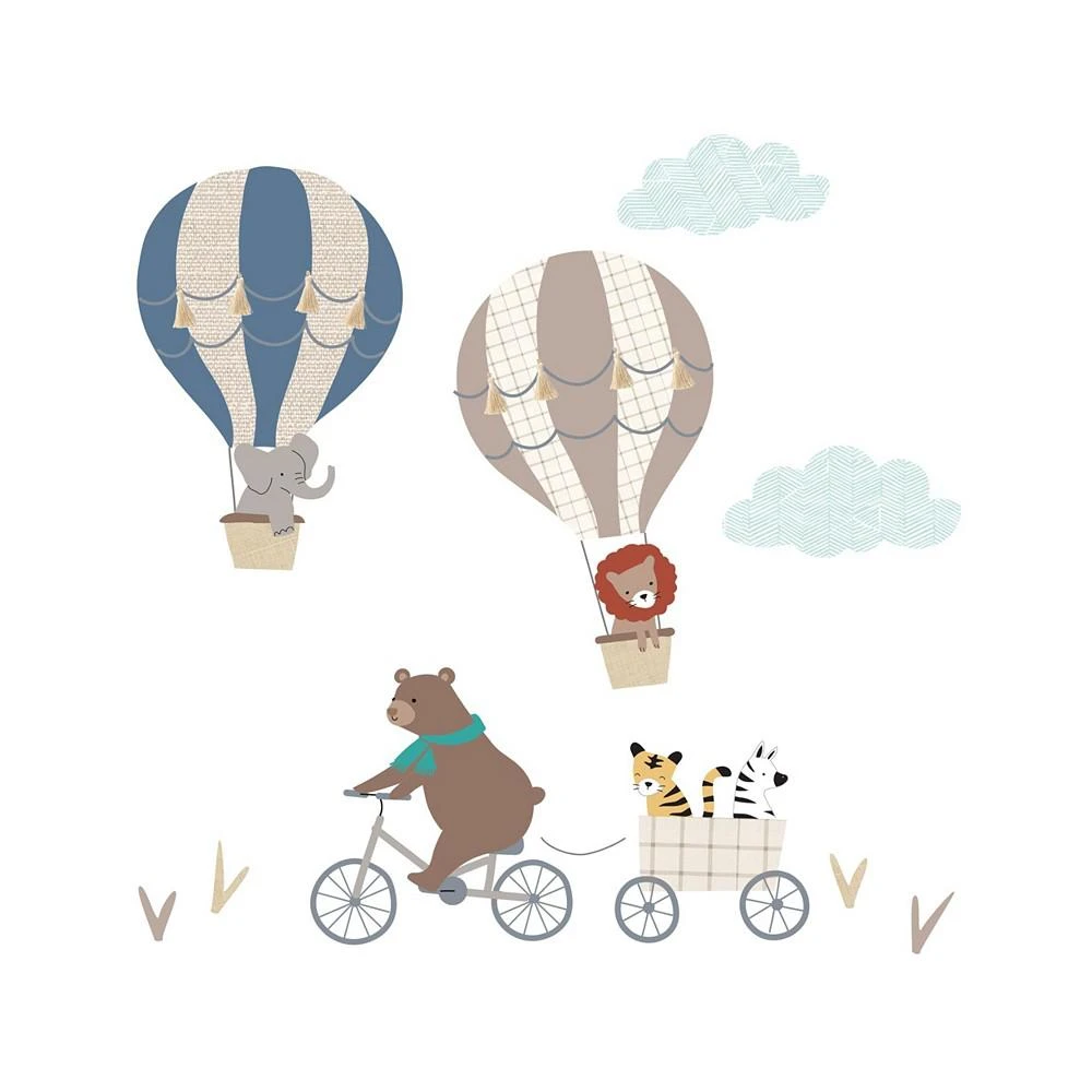 商品Bedtime Originals|Up Up & Away Hot Air Ballon Animals Wall Decals,价格¥127,第1张图片