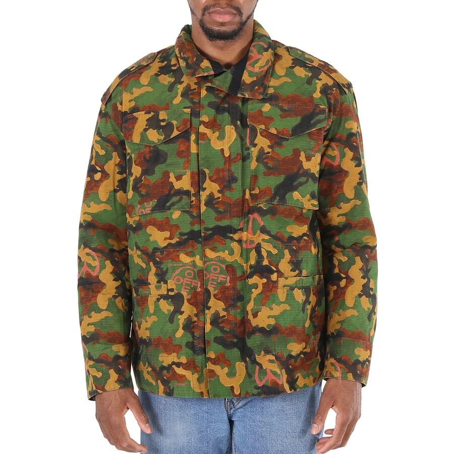 商品Off-White|Multicolor Camouflage Padded Field Jacket,价格¥2464,第1张图片