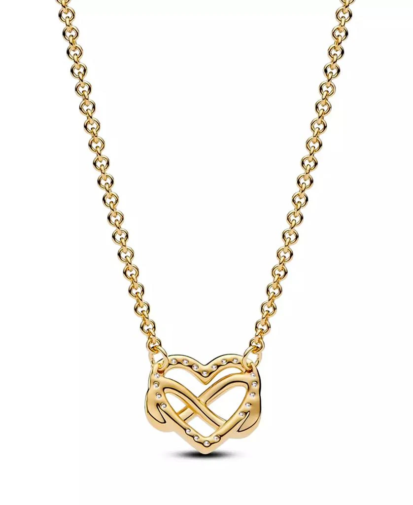 商品PANDORA|Sparkling Infinity Heart Collier Necklace,价格¥936,第2张图片详细描述