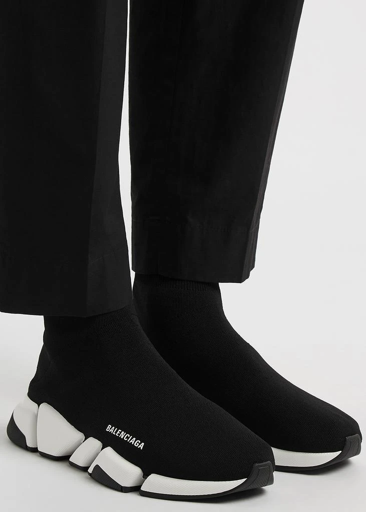 商品Balenciaga|Speed 2.0 black stretch-knit sneakers,价格¥6538,第5张图片详细描述