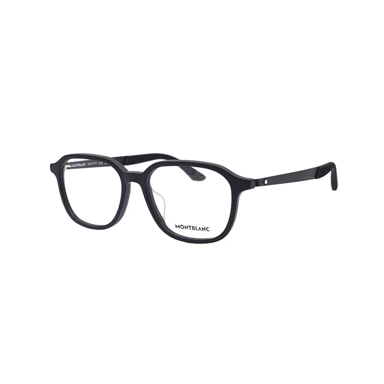 商品[国内直发] MontBlanc|万宝龙 动感纹理2.0系列混合材质款 板材镜架 方形 光学镜架 男款 黑色,价格¥2120,第1张图片