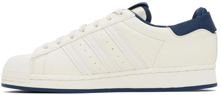 商品Adidas|Off-White & Navy Parley Edition Superstar Sneakers,价格¥441,第3张图片详细描述