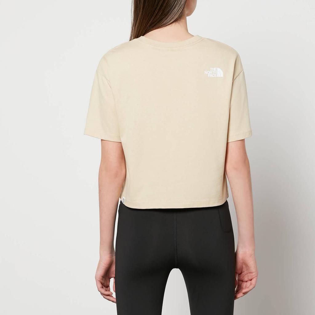 The North Face Women's Heritage S/S Recycled Crop T-Shirt - Gravel商品第2张图片规格展示
