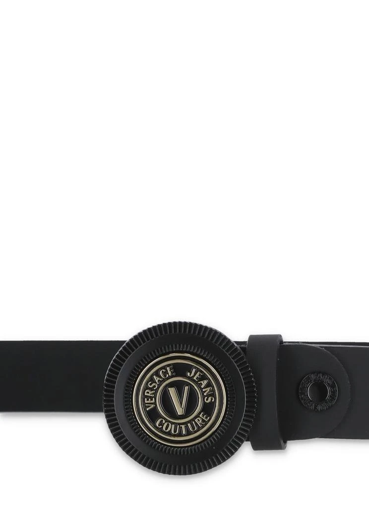 商品Versace|VERSACE JEANS COUTURE Belts Black,价格¥782,第2张图片详细描述