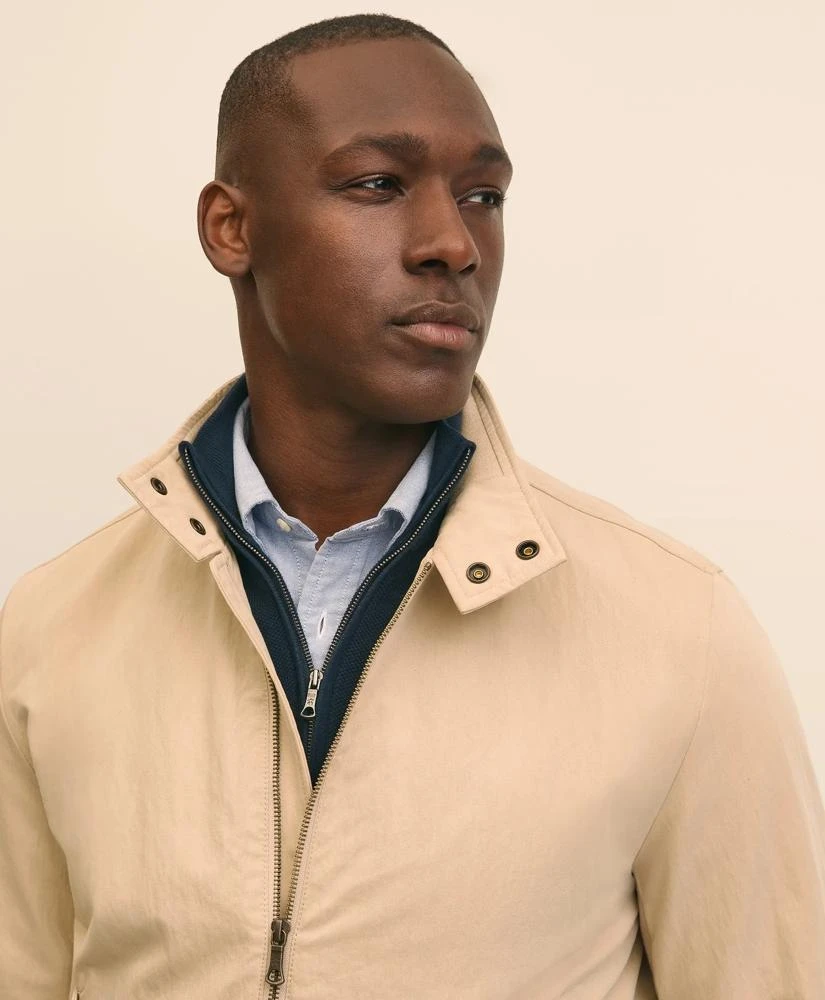 商品Brooks Brothers|Bomber Jacket in Cotton Blend,价格¥2019,第3张图片详细描述