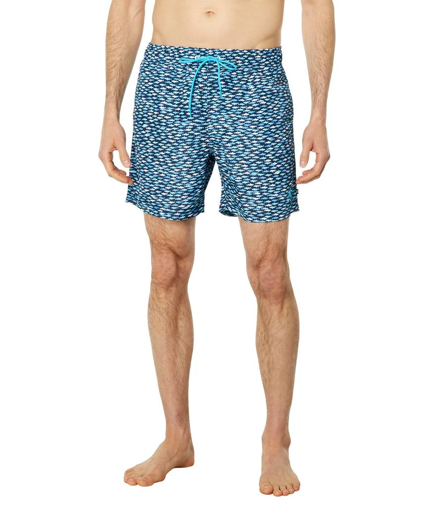 商品Nautica|Sustainably Crafted 6" Printed Swim,价格¥236,第1张图片