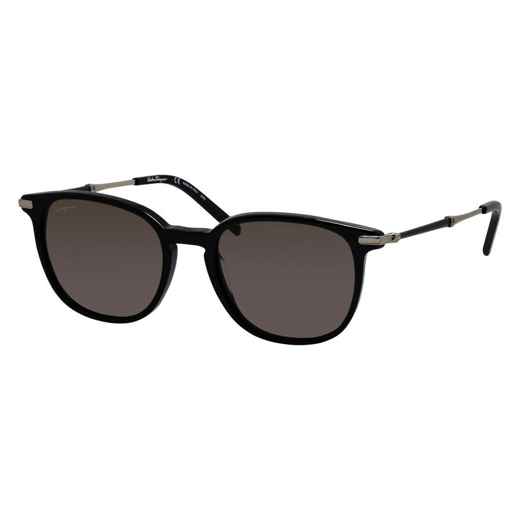 商品Salvatore Ferragamo|Salvatore Ferragamo  SF 1015S 001 52mm Mens Square Sunglasses,价格¥594,第2张图片详细描述