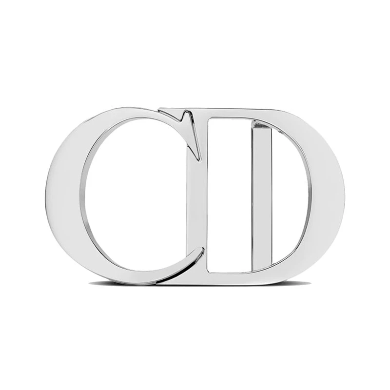 商品Dior|【预售3-7天】DIOR/迪奥  男士CD标志黄铜镀钯饰面35mm皮带扣4912PLMET_H02K,价格¥2209,第1张图片