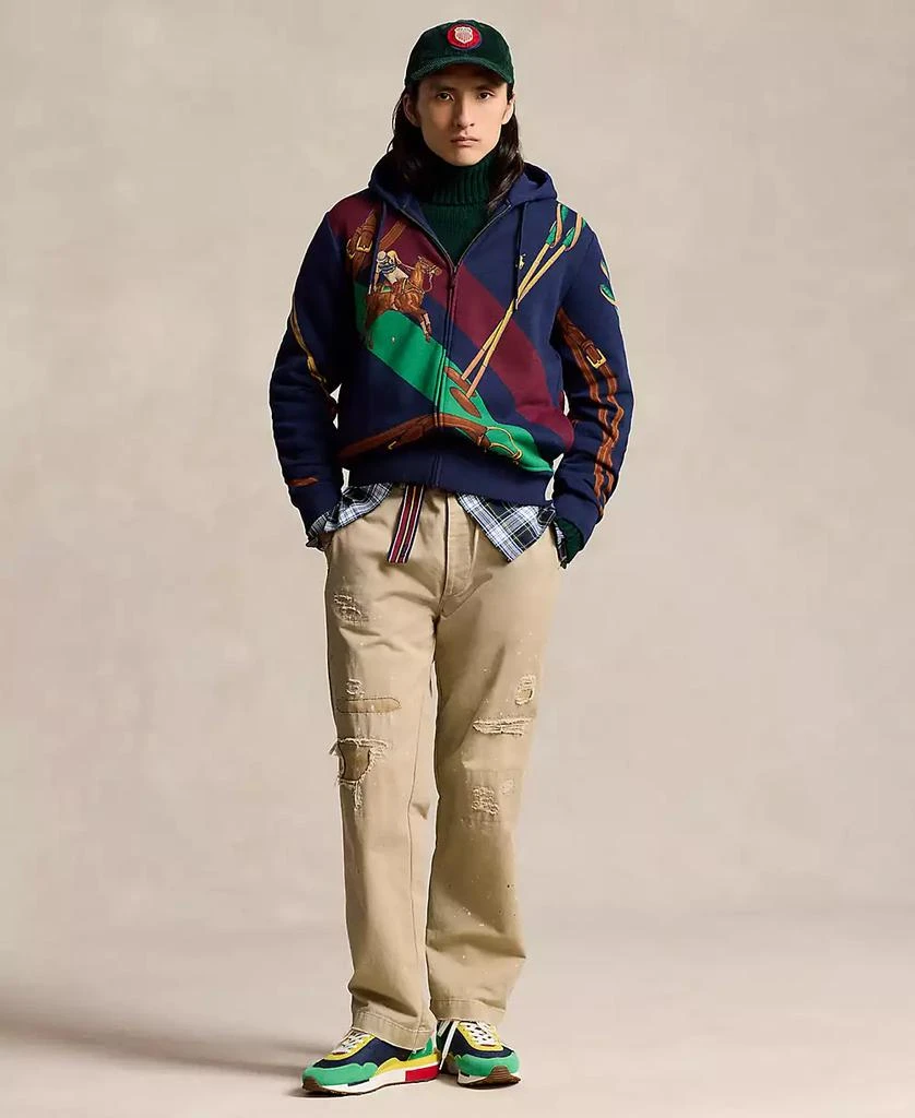 商品Ralph Lauren|Men's Equestrian Fleece Full-Zip Hoodie,价格¥1201,第4张图片详细描述