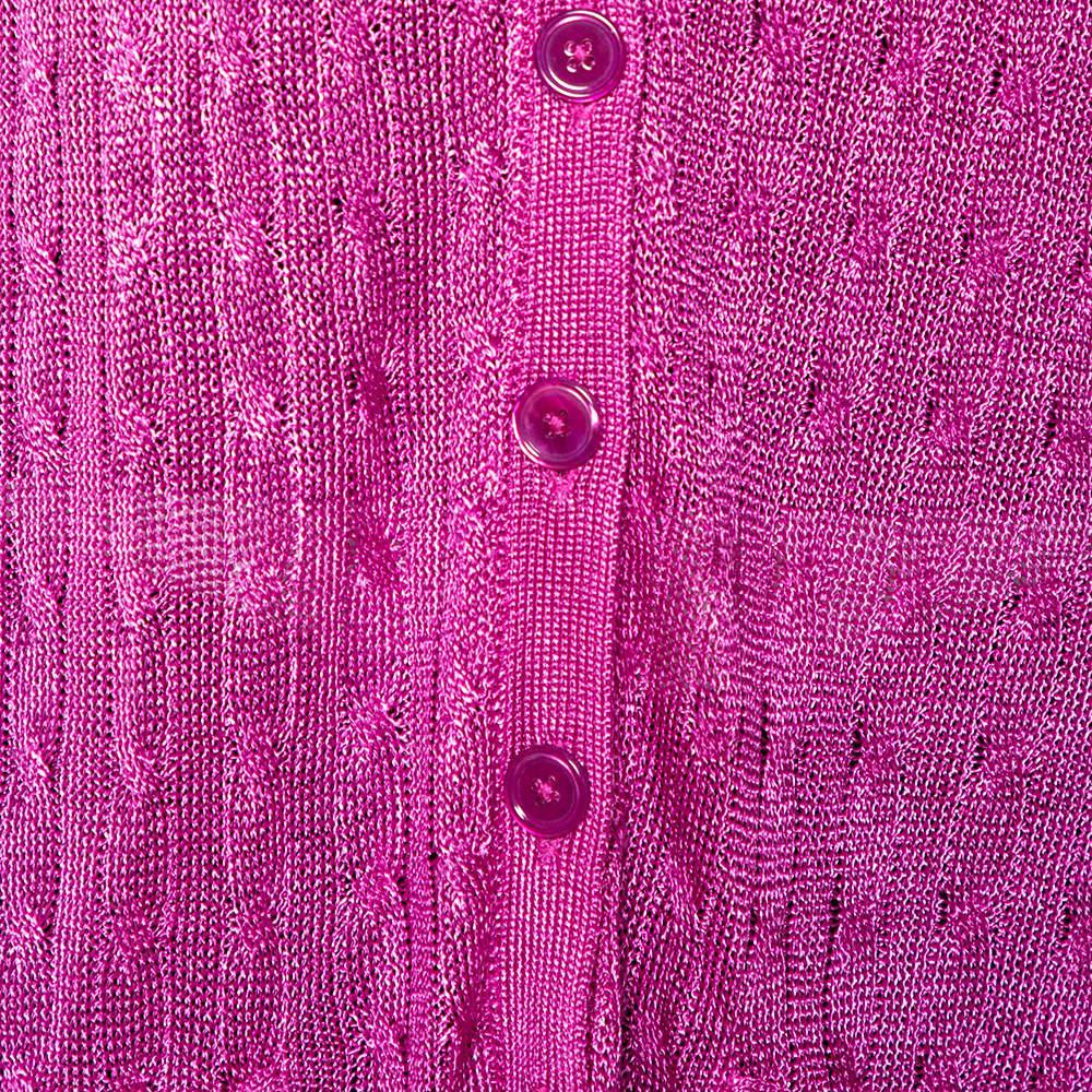 商品[二手商品] Ralph Lauren|Ralph Lauren Pink Knit Button Front Cardigan M,价格¥984,第6张图片详细描述