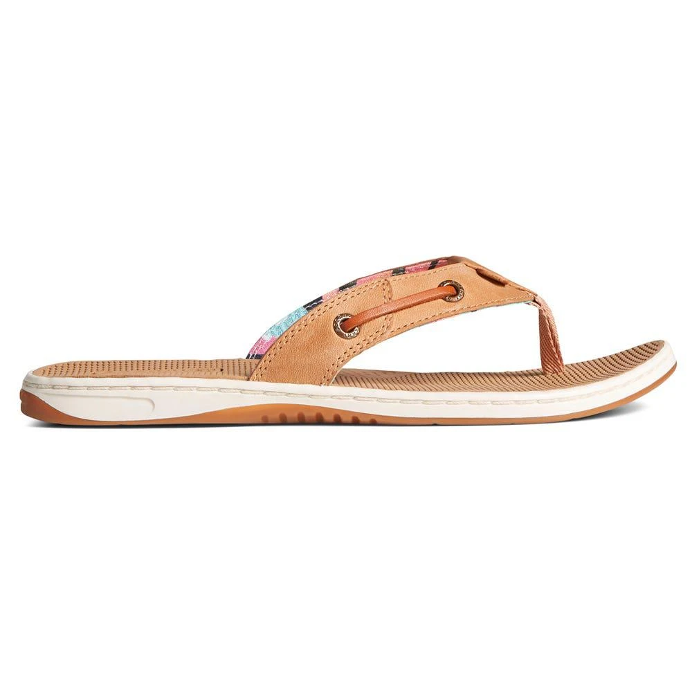 商品Sperry|Seafish Coral Floral Flip Flops,价格¥379,第1张图片