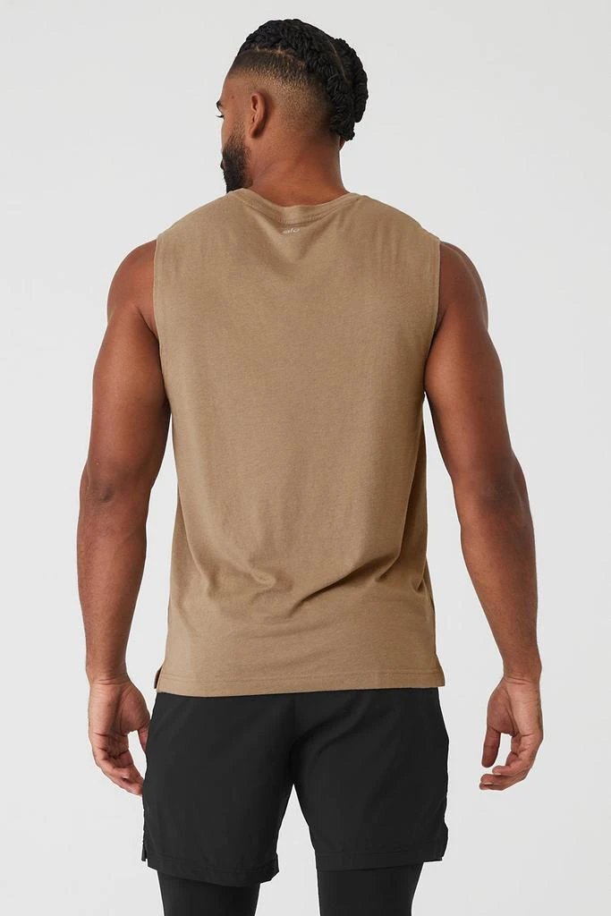 商品Alo|The Triumph Muscle Tank - Gravel,价格¥368,第2张图片详细描述