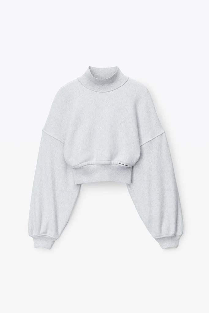 商品Alexander Wang|turtleneck sweatshirt in classic terry,价格¥1313,第2张图片详细描述