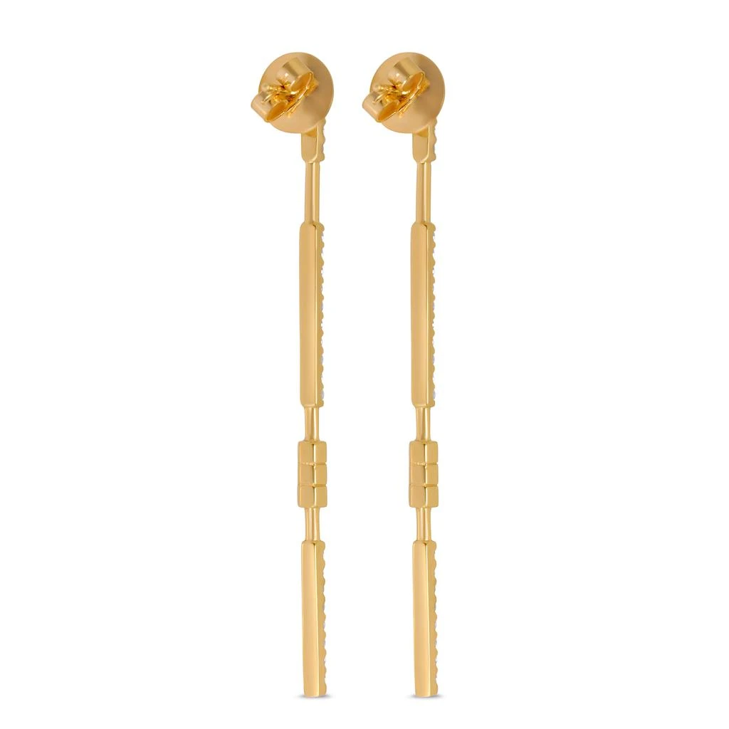 商品AME|Âme Totem 18K Yellow Gold, Lab-Grown Diamond 0.85ct. tw. Long Drop Earrings,价格¥12487,第4张图片详细描述