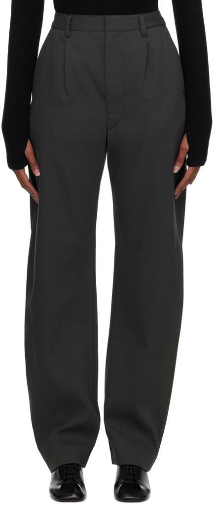 商品Lemaire|Gray Curved Trousers,价格¥5003,第1张图片