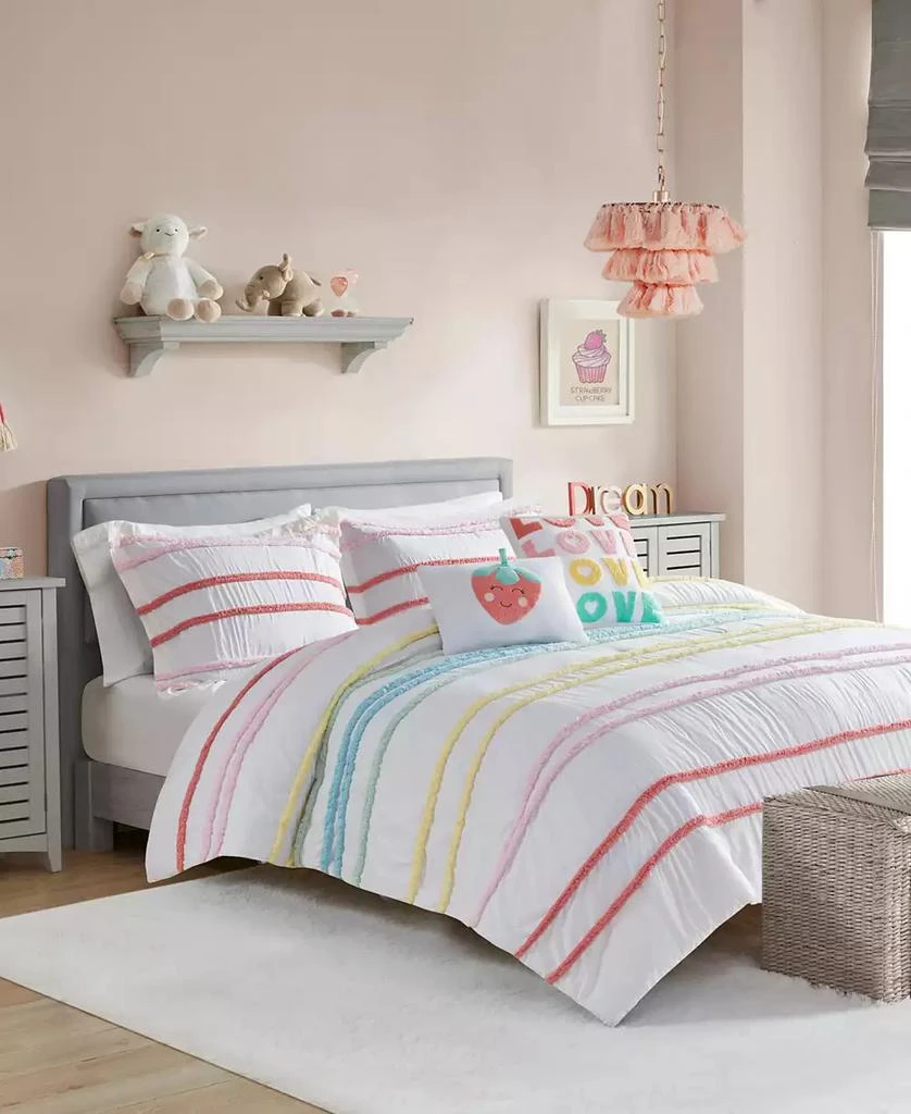 商品Urban Habitat|Haisley Chenille Trim 4-Pc. Duvet Cover Set,价格¥2418,第5张图片详细描述