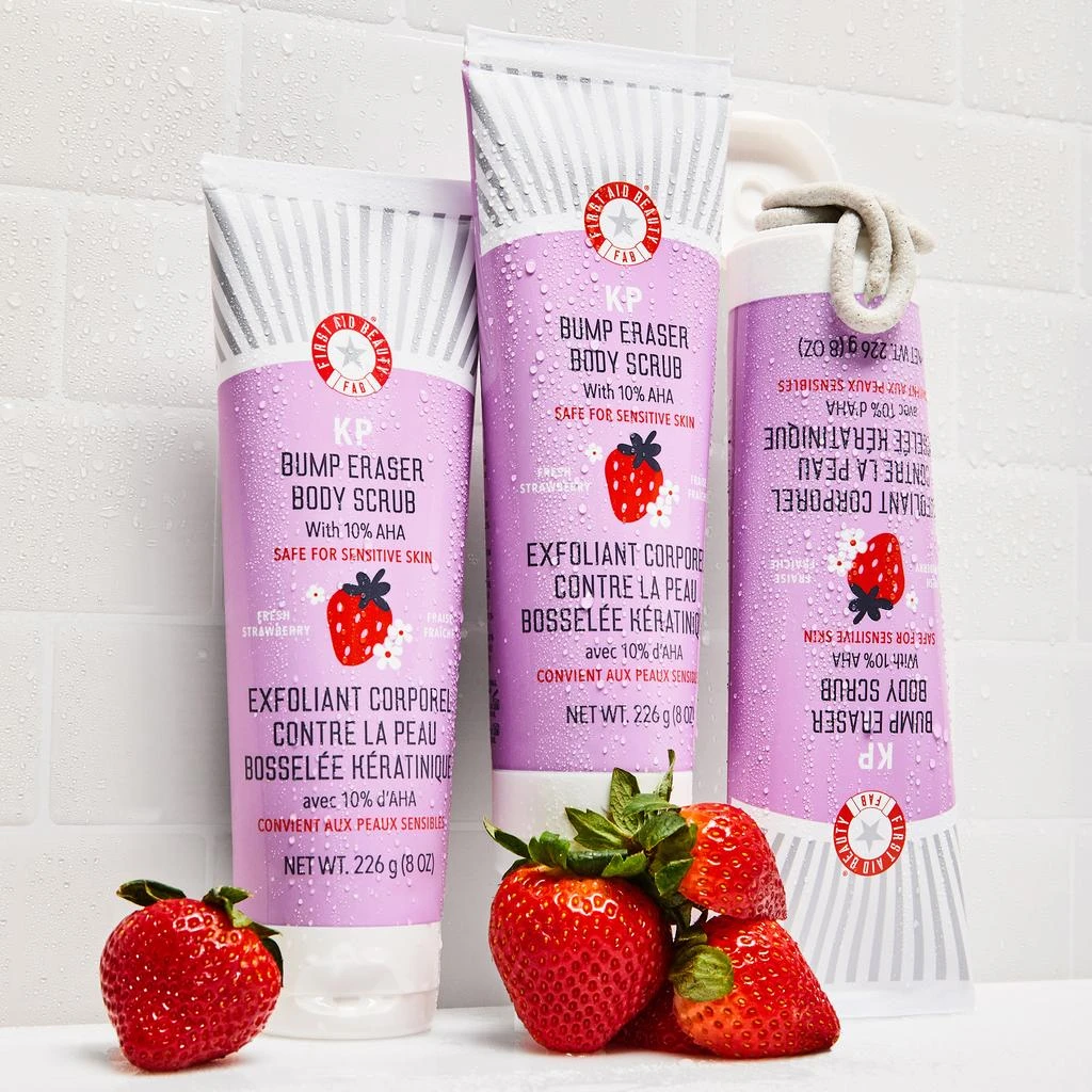 First Aid Beauty KP Bump Eraser Body Scrub with 10% AHA - Body Exfoliant for Keratosis Pilaris 56.7g 商品