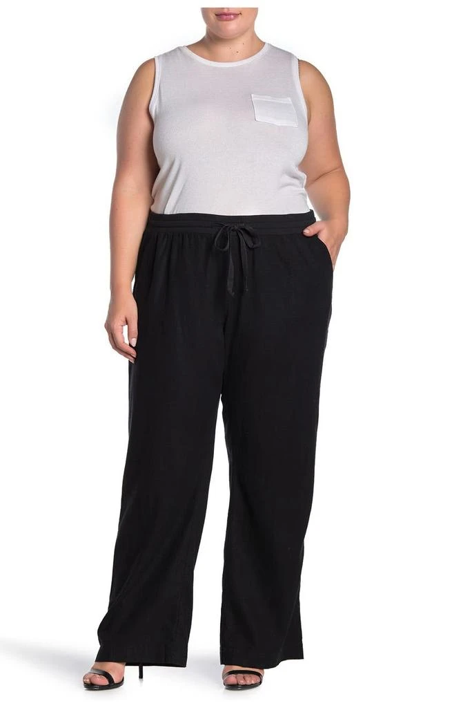商品Caslon|Solid Pull-On Linen Blend Pants,价格¥290,第1张图片