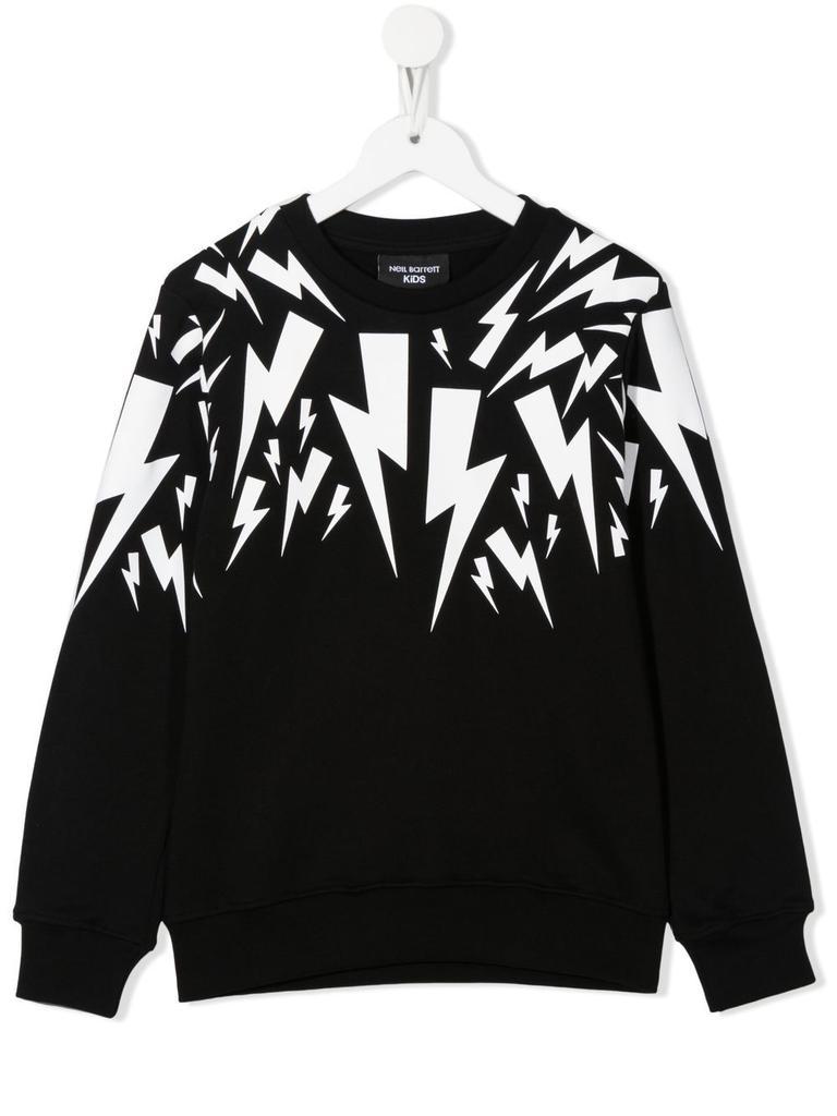 商品Neil Barrett|Neil Barrett Kids Sweatshirt,价格¥252,第1张图片