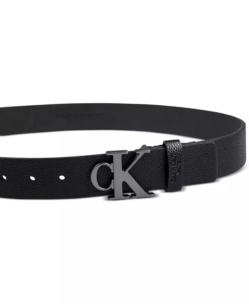 商品Calvin Klein|Men's Logo Plaque Buckle Fashion Jean Belt,价格¥235,第3张图片详细描述