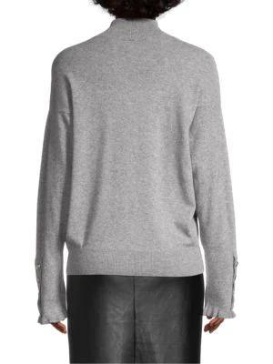 商品Tahari|Cashmere Mock Turtleneck Sweater,价格¥667-¥977,第4张图片详细描述