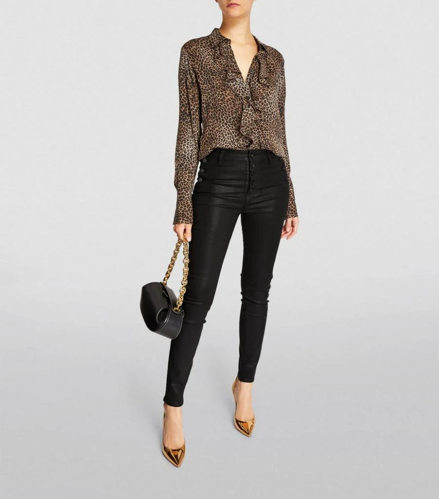 商品Paige|Emmie Coated Ultra-Skinny Jeans,价格¥3063,第2张图片详细描述