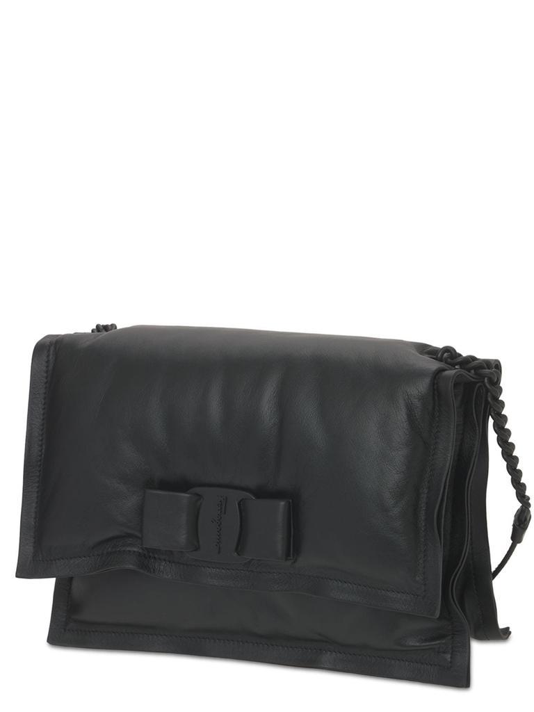 商品Salvatore Ferragamo|Viva Embossed Leather Shoulder Bag,价格¥10901,第5张图片详细描述