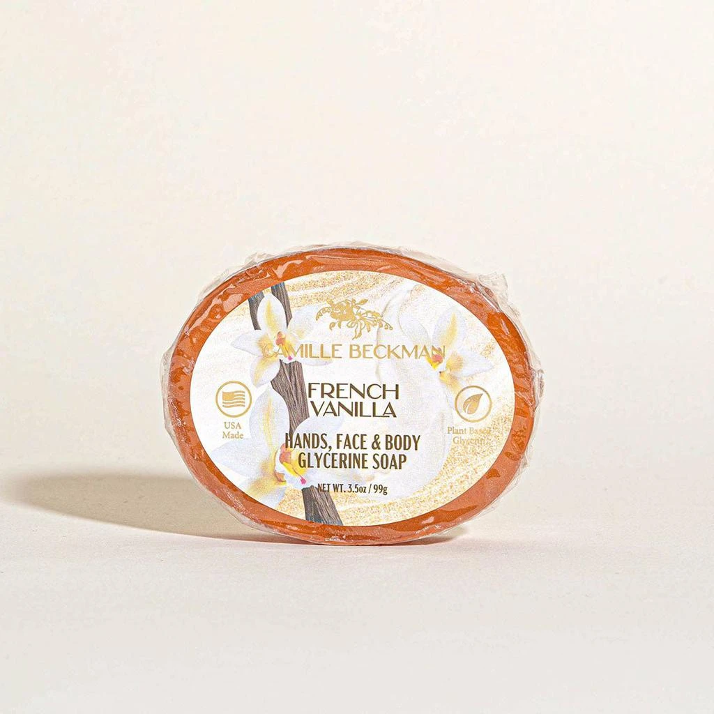 商品Camille Beckman|Glycerine Bar Soap French Vanilla  3.5oz,价格¥44,第1张图片