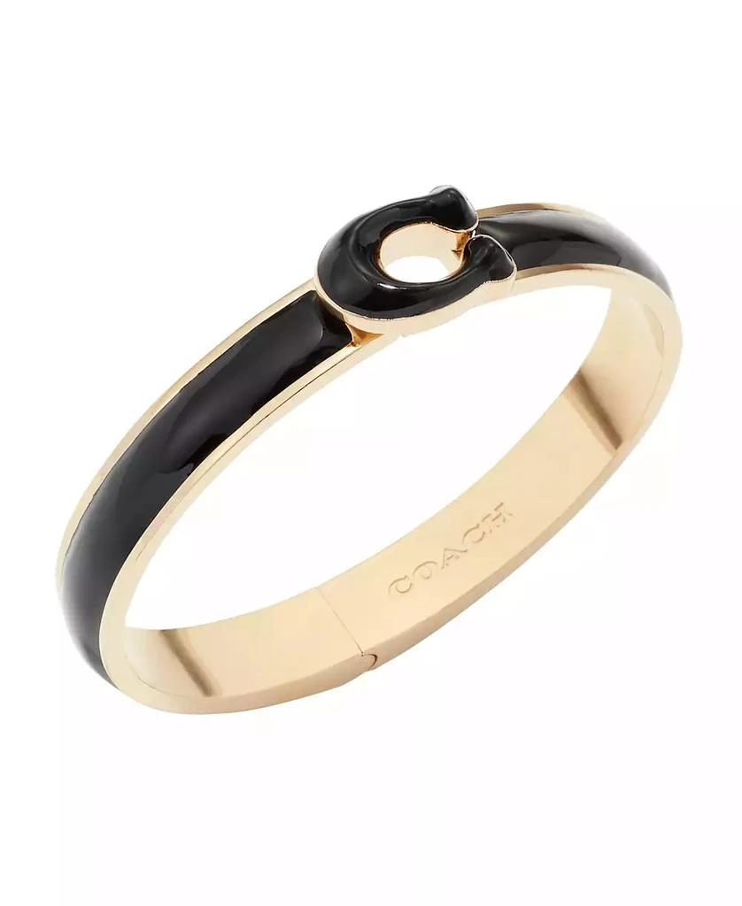 商品Coach|Signature Tabby Bangle Bracelet,价格¥935,第2张图片详细描述