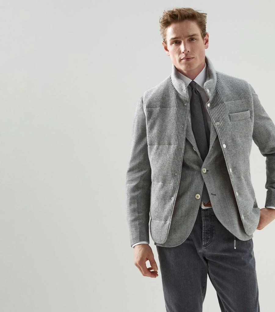 商品Brunello Cucinelli|Wool-Blend Blazer,价格¥28737,第3张图片详细描述