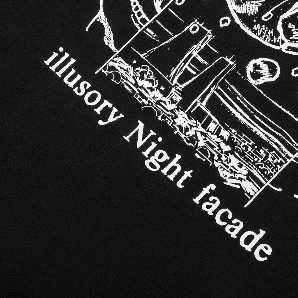 Brain Dead Night Facade T-Shirt - Black商品第4张图片规格展示