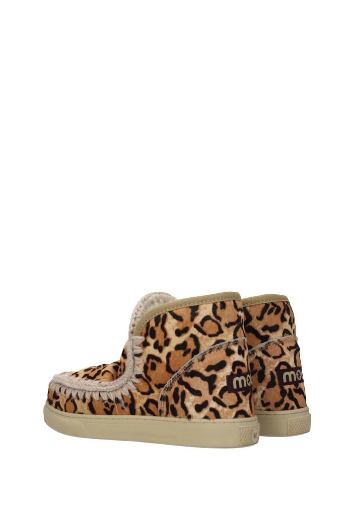 商品Mou|Ankle boots eskimo Pony Skin Beige Leopard,价格¥1224,第4张图片详细描述