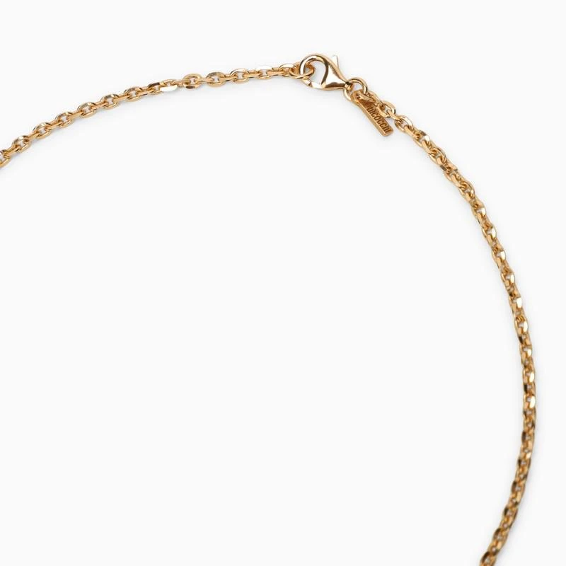 商品Emanuele Bicocchi|Avelli small cross necklace in 925 gold-plated silver,价格¥1969,第4张图片详细��描述