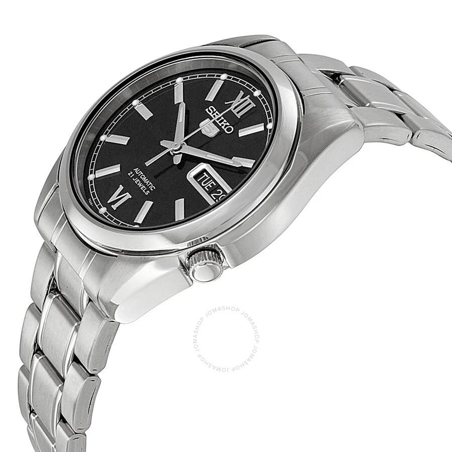 商品Seiko|Black Dial Stainless Steel Men's Watch SNKL55,价格¥821,第2张图片详细描述