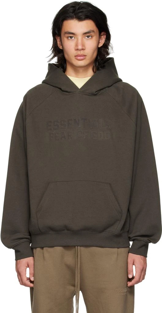 商品Essentials|灰色连帽衫卫衣,价格¥709,第1张图片