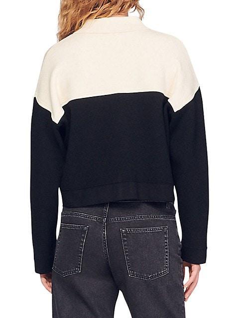 商品Sandro|Killim Cropped Cardigan,价格¥2746,第4张图片详细描述