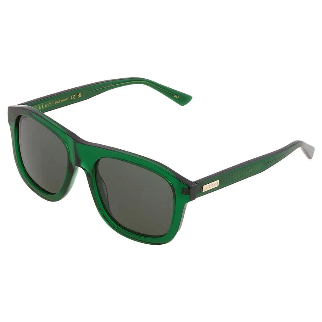 商品Gucci|Green Square Men's Sunglasses GG1316S 004 54,价格¥1369,第3张图片详细描述