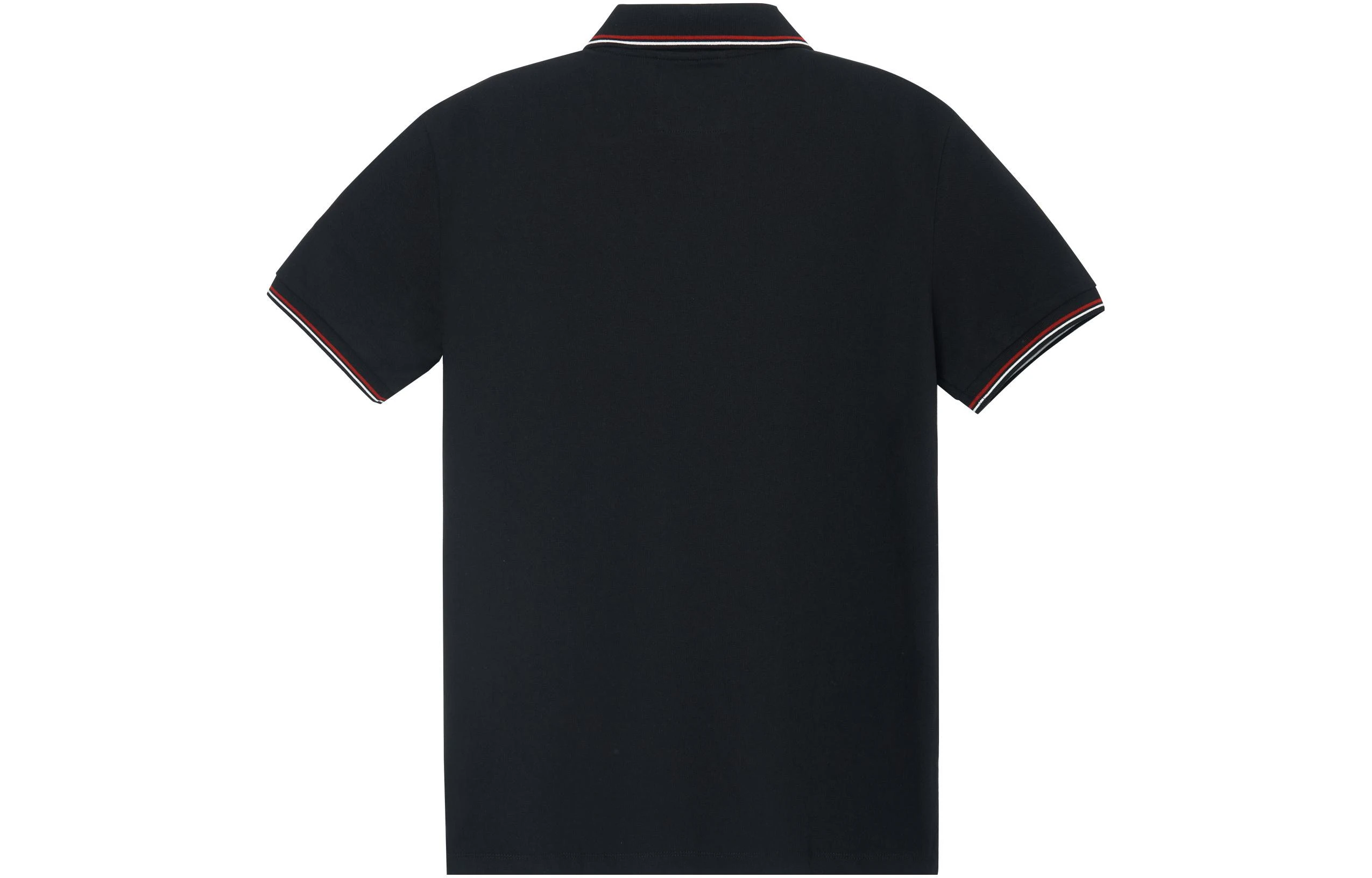 商品[国内直发] Emporio Armani|阿玛尼 鹰标修身休闲短袖Polo衫 男款 黑色,价格¥648,第5张图片详细描述