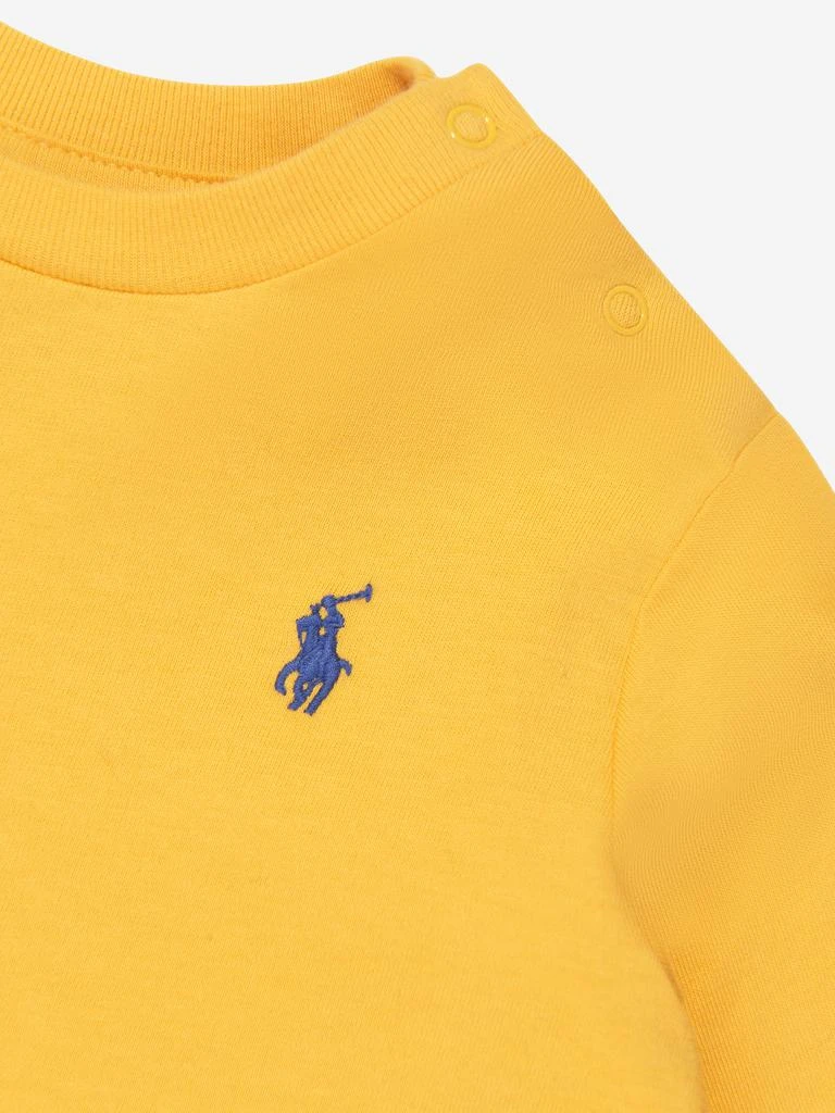 商品Ralph Lauren|Baby Boys Long Sleeve T-Shirt in Yellow,价格¥406,第3张图片详细描述