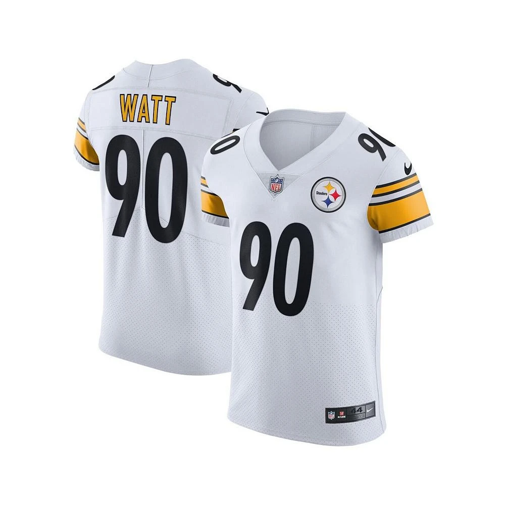 商品NIKE|Men's T.J. Watt White Pittsburgh Steelers Vapor Elite Player Jersey,价格¥2557,第2张图片详细描述