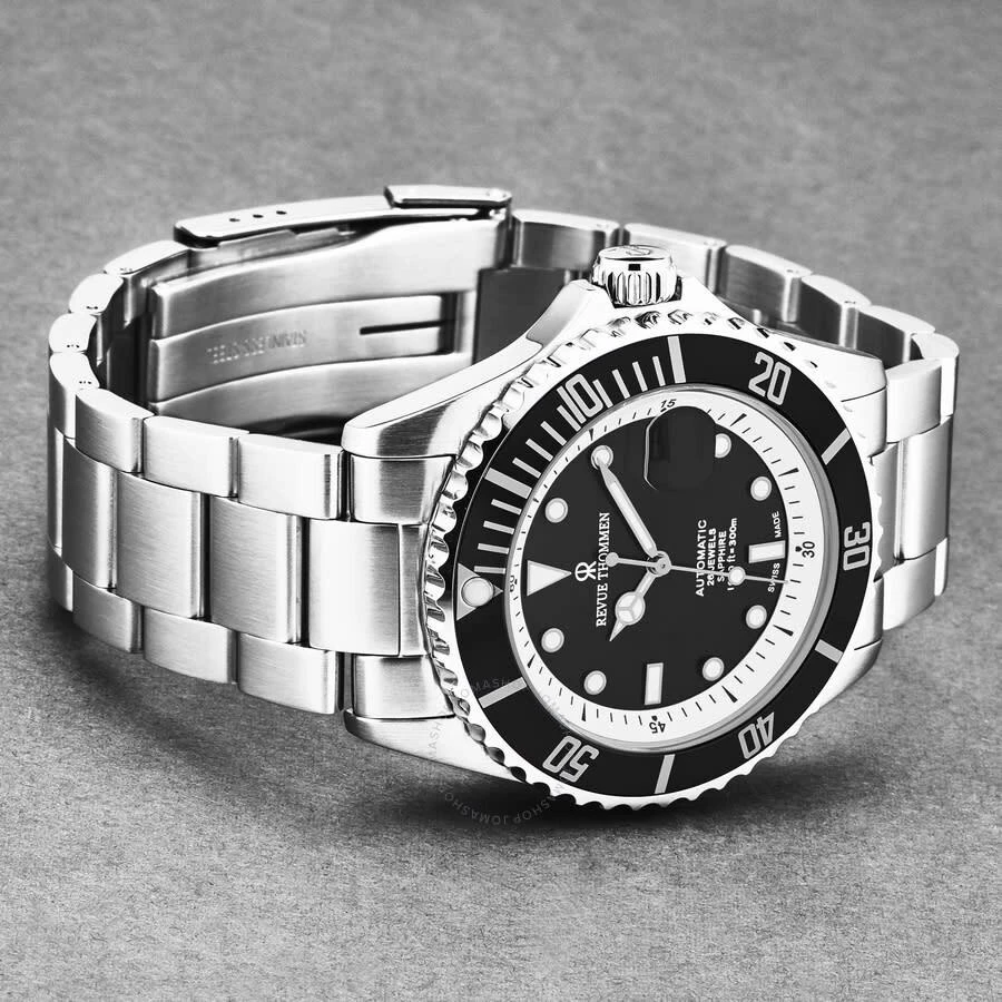 商品Revue Thommen|Diver Black Dial Men's Watch 17571.2437,价格¥3696,第2张图片详细描述