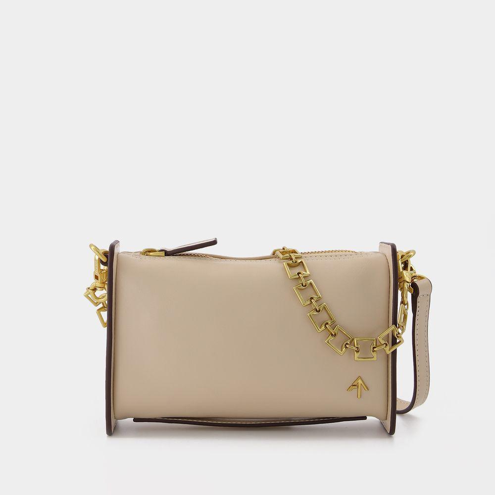 商品Manu Atelier|Mini Carmen Bag in Ivory Leather,价格¥3380,第1张图片