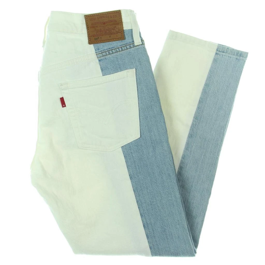 商品Levi's|Levi's Womens 501 Denim Cropped Tapered Leg Jeans,价格¥138,第2张图片详细描述