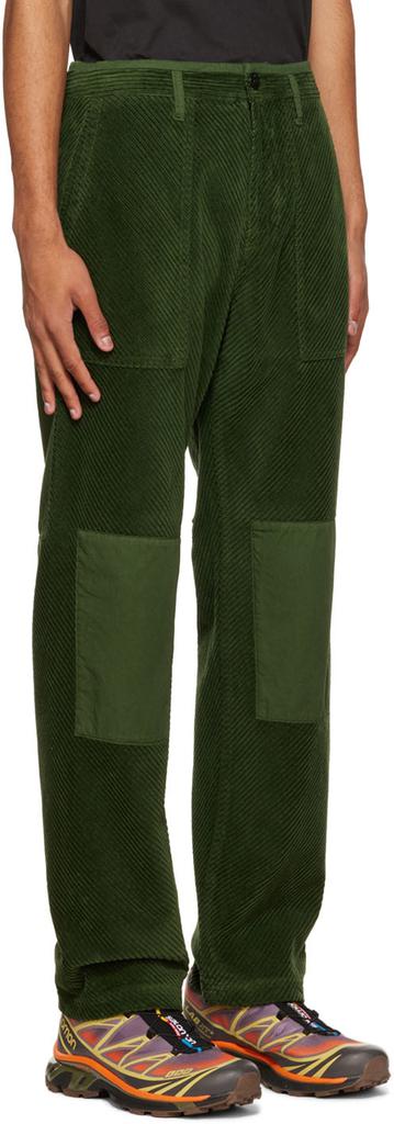 Green Paneled Trousers商品第2张图片规格展示