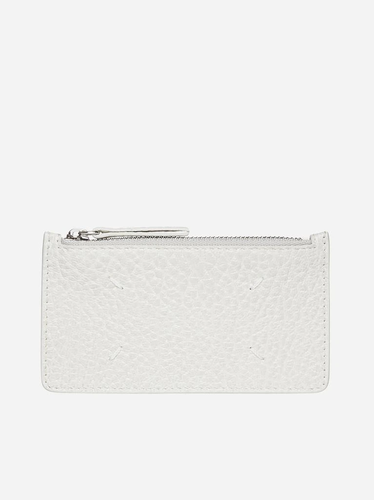 商品MAISON MARGIELA|Leather zip card holder,价格¥1465,第1张图片